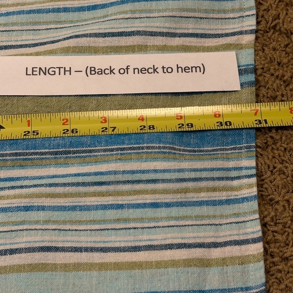 Naturals D&Co Women Linen Button Down LongSleeve Shirt Sz L Beach Coastal Summer - Picture 9 of 10